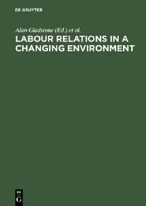 Cover of Labour Relations in a Changing Environment
