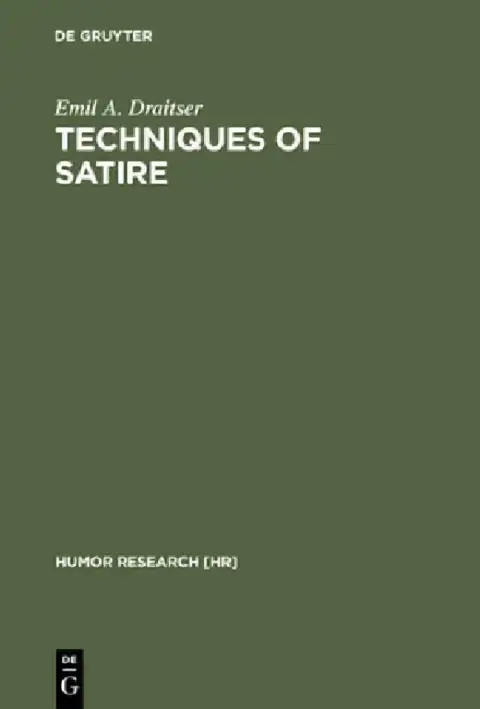 Cover of Techniques of Satire