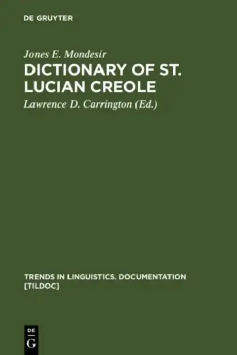 Cover of Dictionary of St. Lucian Creole