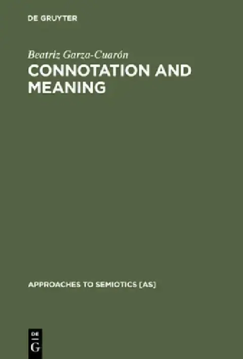Cover of Connotation and Meaning