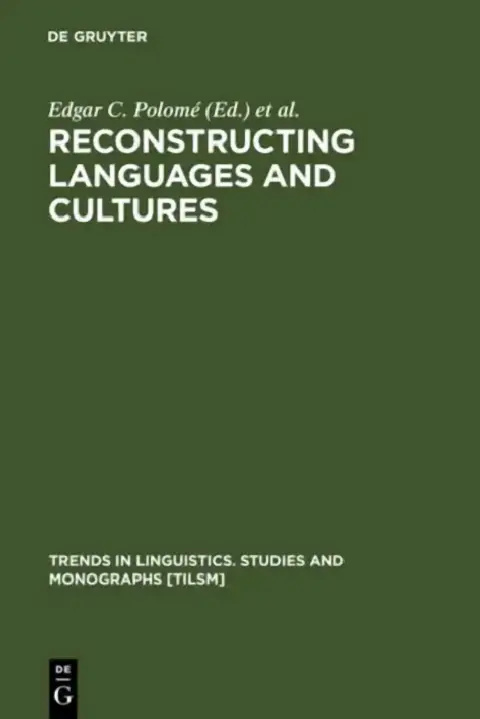 Cover of Reconstructing Languages and Cultures