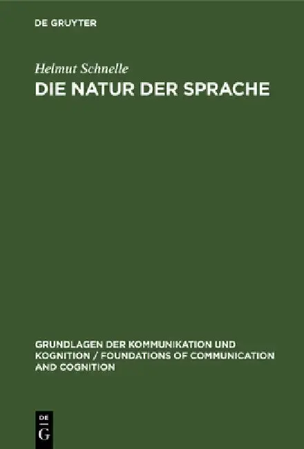 Cover of Die Natur Der Sprache