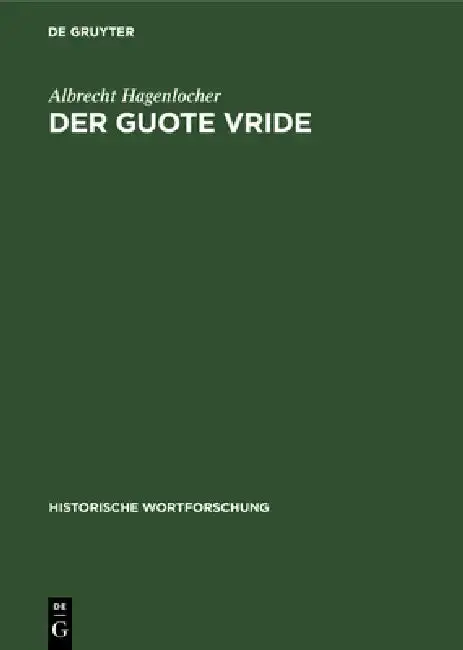 Cover of Der Guote Vride