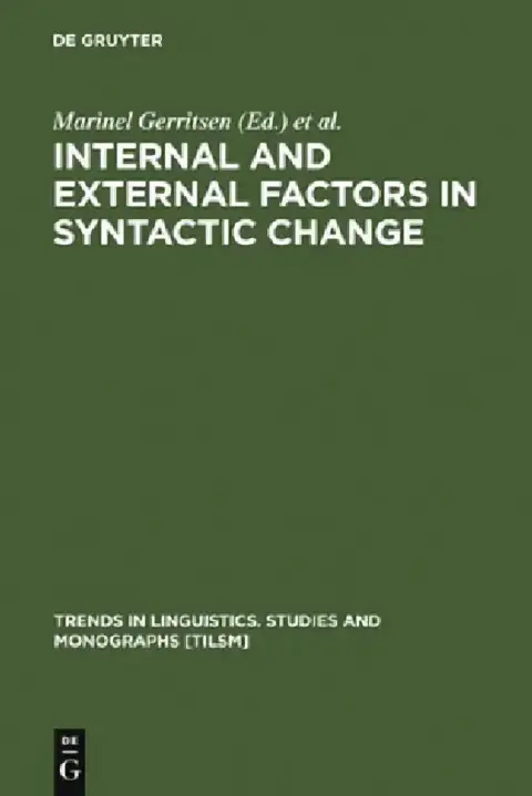 Cover of Internal and External Factors in Syntactic Change