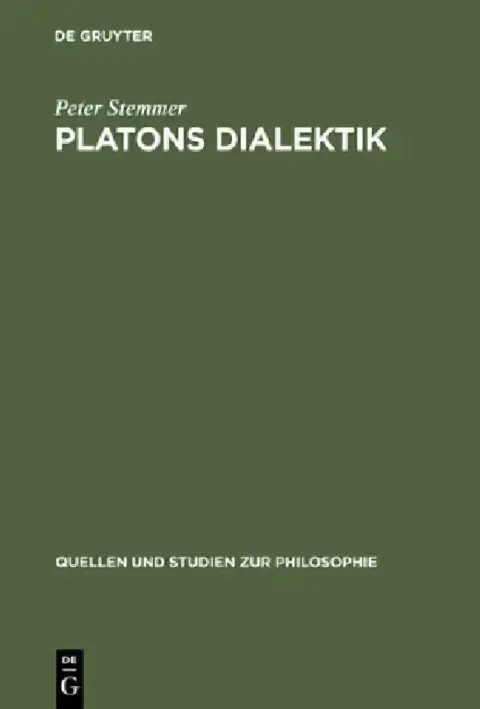 Cover of Platons Dialektik