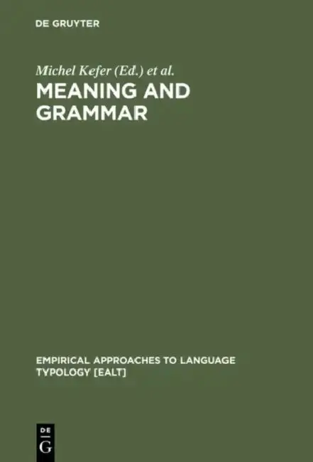 Cover of Meaning and Grammar