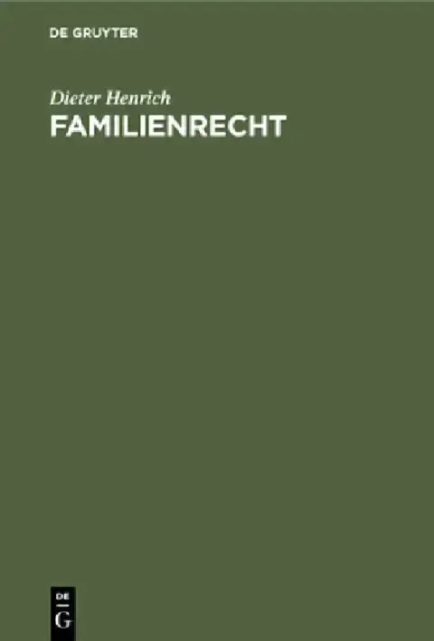 Cover of Familienrecht