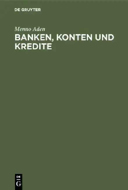 Cover of Banken, Konten und Kredite