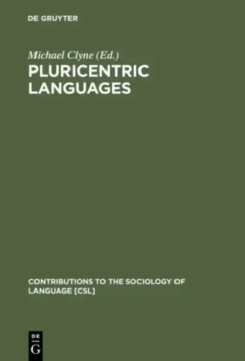 Cover of Pluricentric Languages