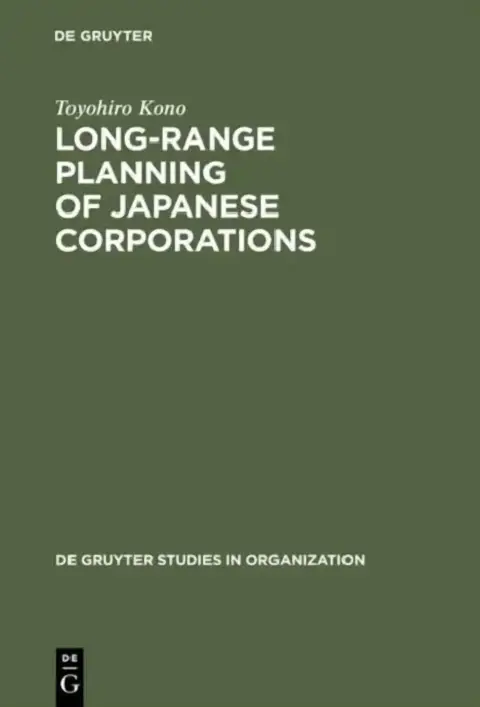 Cover of Long-Range Planning of Japanese Corporations