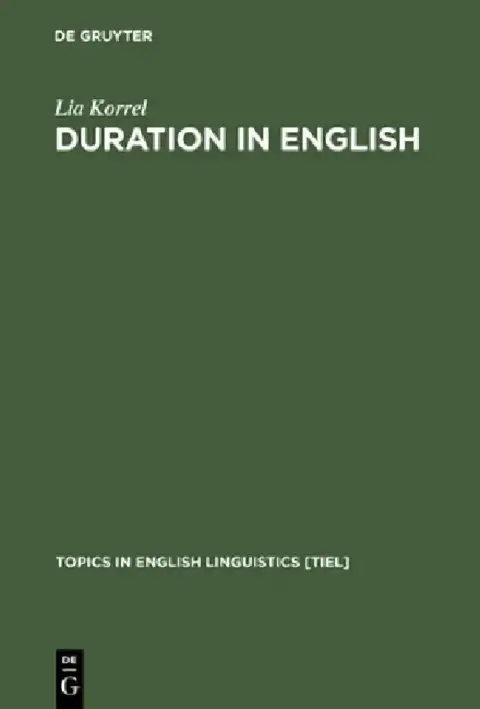 Cover of Duration in English