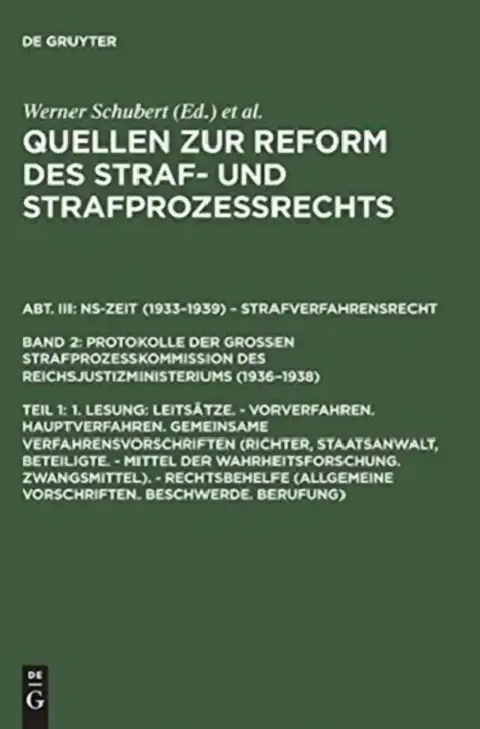 Cover of 1. Lesung