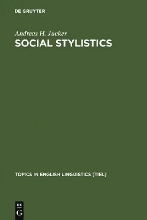 Cover of Social Stylistics