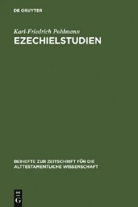 Cover of Ezechielstudien