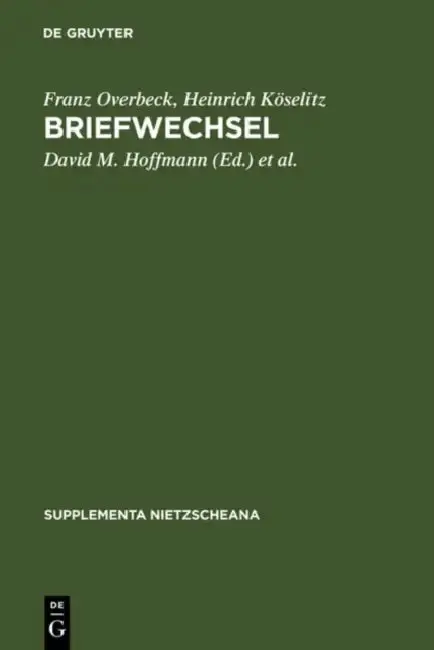 Cover of Briefwechsel
