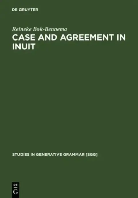 Cover of Case and Agreement in Inuit