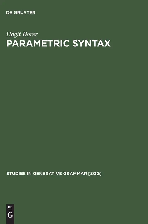 Cover of Parametric Syntax