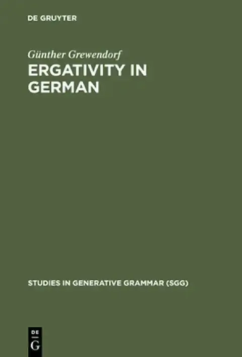 Cover of Ergativity in German