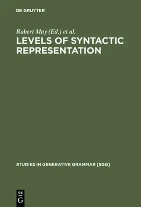 Cover of Levels of Syntactic Representation