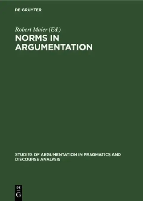 Cover of Norms in Argumentation