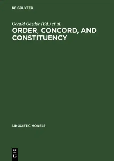 Cover of Order, Concord, and Constituency