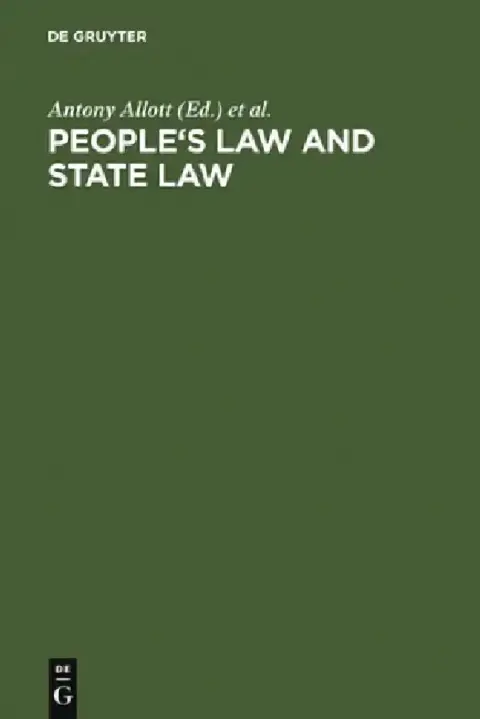 Cover of People's Law and State Law
