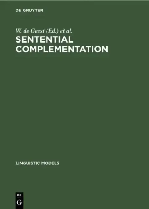 Cover of Sentential Complementation
