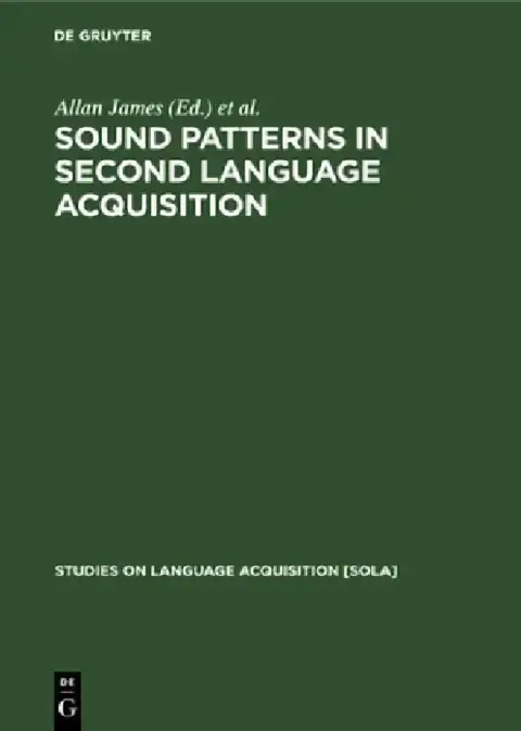 Cover of Sound Patterns in Second Language Acquisition