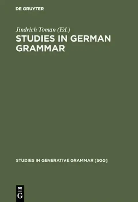 Cover of Studies in German Grammar