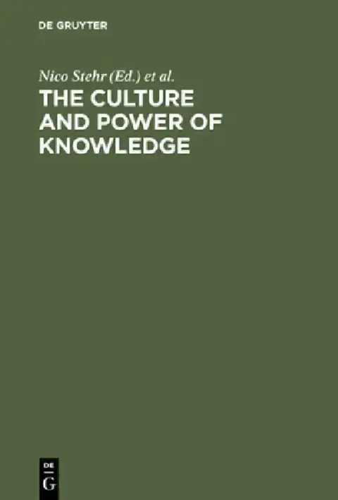Cover of The Culture and Power of Knowledge