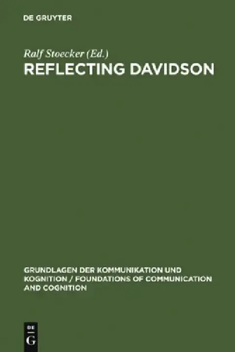 Cover of Reflecting Davidson