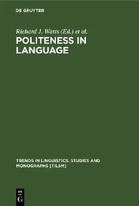 Cover of Politeness in Language