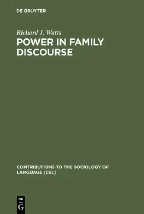 Cover of Power in Family Discourse