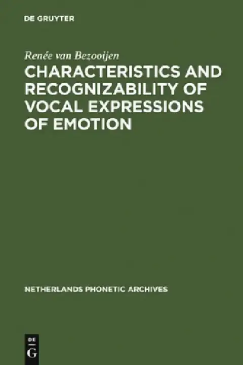 Cover of Characteristics and Recognizability of Vocal Expressions of Emotion