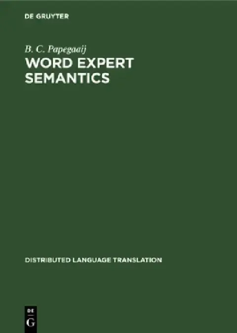 Cover of Word Expert Semantics