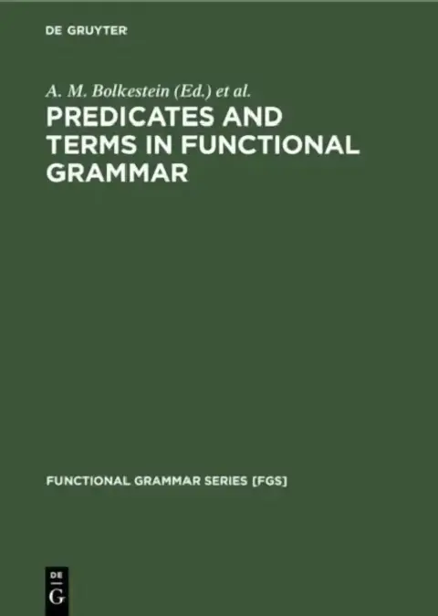 Cover of Predicates and Terms in Functional Grammar
