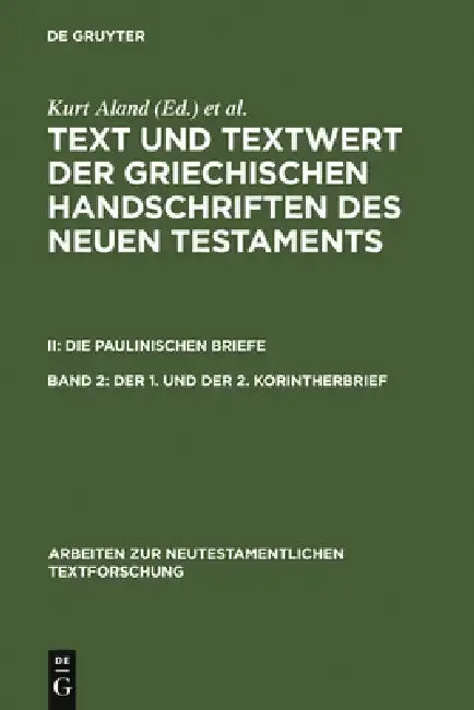 Cover of Der 1. und der 2. Korintherbrief