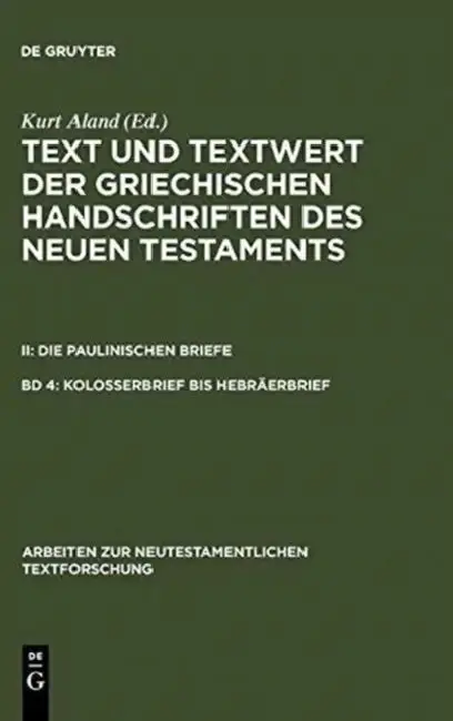 Cover of Kolosserbrief Bis Hebräerbrief