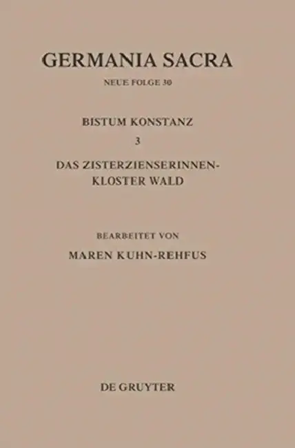 Cover of Die Bistümer Der Kirchenprovinz Mainz. Bistum Konstanz 3