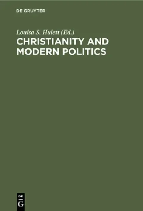 Cover of Christianity and Modern Politics