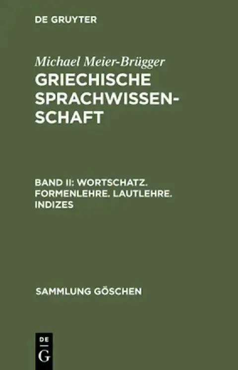 Cover of Wortschatz. Formenlehre. Lautlehre. Indizes