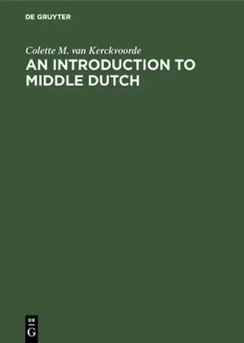 Cover of An Introduction to Middle Dutch