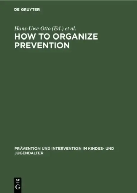 Cover of How to Organize Prevention