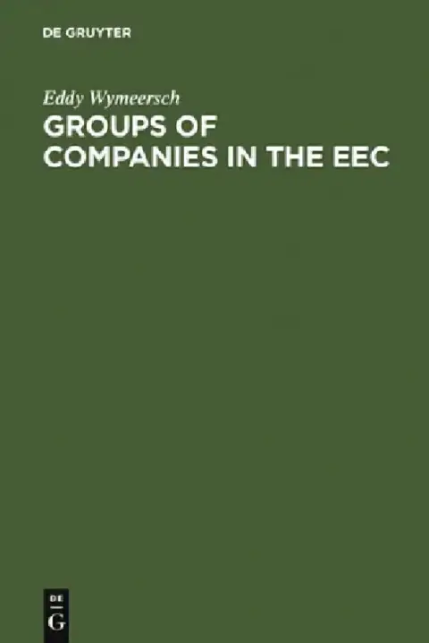 Cover of Groups of Companies in the EEC