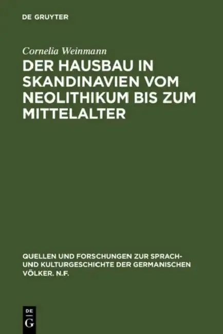 Cover of Der Hausbau in Skandinavien Vom Neolithikum Bis Zum Mittelalter