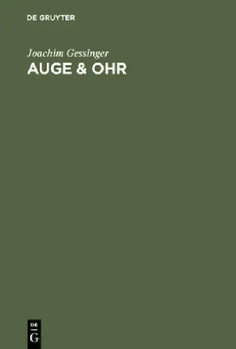 Cover of Auge & Ohr