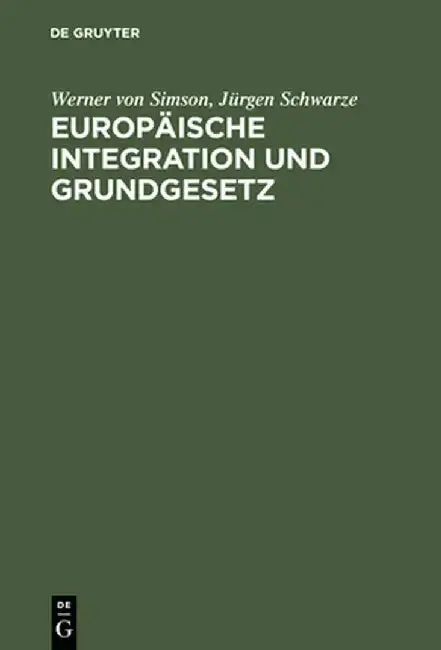 Cover of Europäische Integration Und Grundgesetz