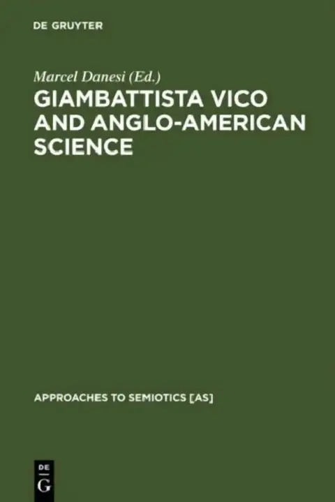 Cover of Giambattista Vico and Anglo-American Science