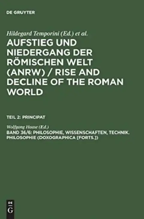 Cover of Philosophie, Wissenschaften, Technik. Philosophie (Doxographica [Forts.])