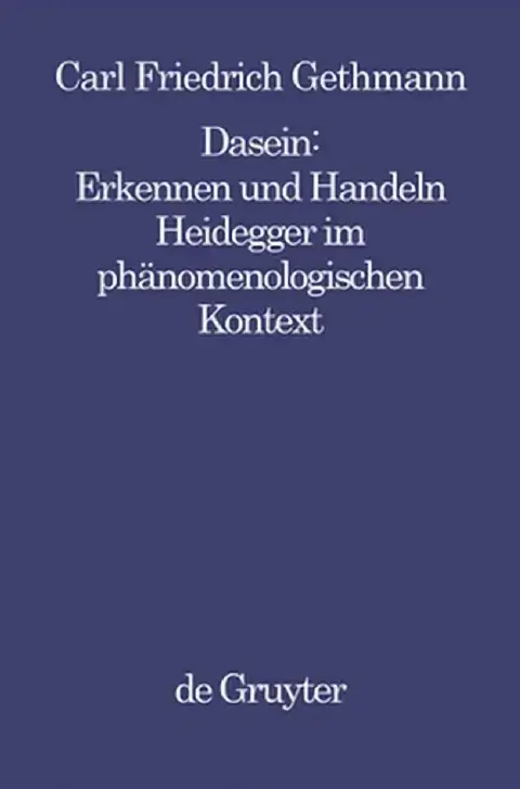 Cover of Dasein